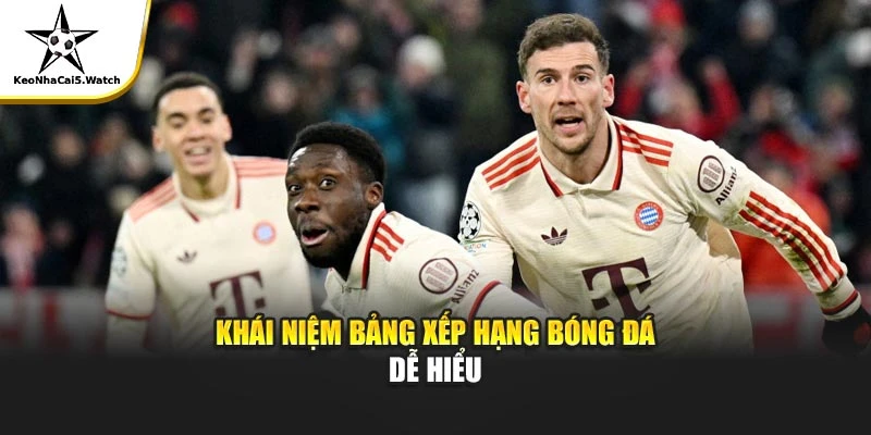 Khái niệm bảng xếp hạng bóng đá dễ hiểu