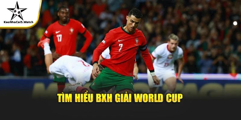 Tìm hiểu BXH giải World Cup